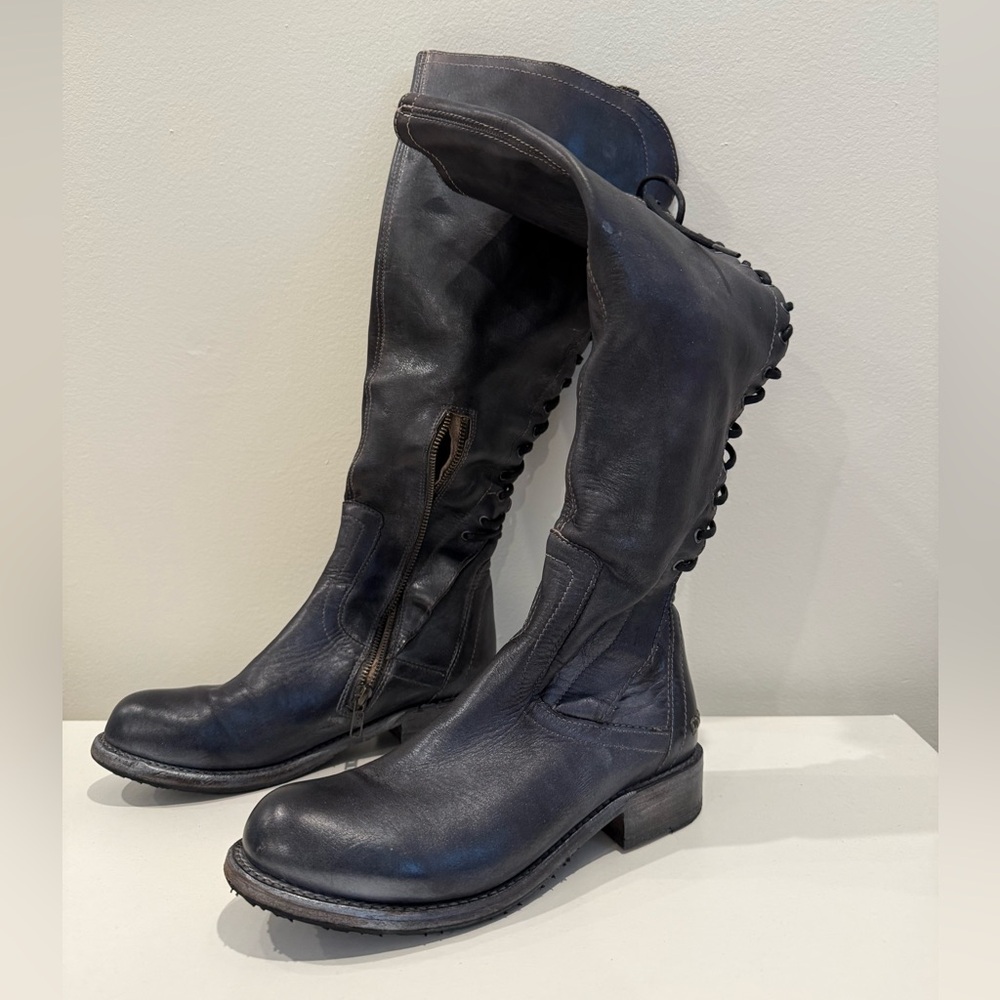 BED|STU size 7 Distressed Leather Boots Never Worn